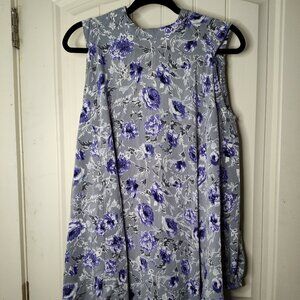Angie Mini Dress With Cold Shoulders And Keyhole Back Size L